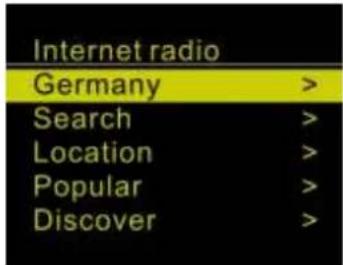 Soundmaster ICD5000 - - Station list - 1