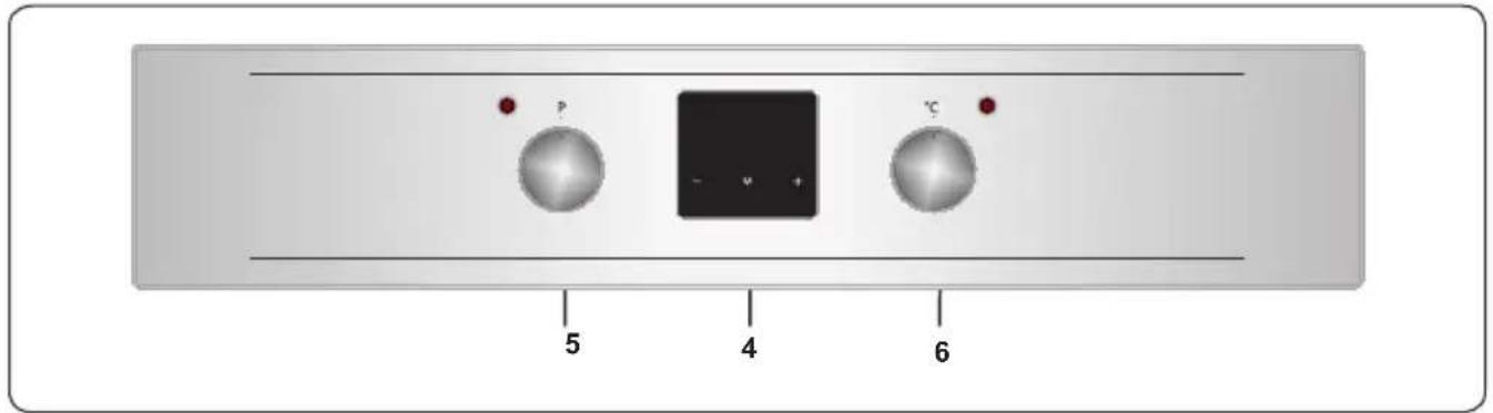 SHARP K-60DX19BM0-EU - Bedienfeld - 1
