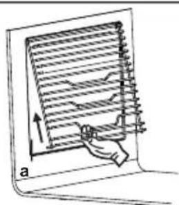SHARP K-60DX19BM0-EU - Retrait de la grille - 1