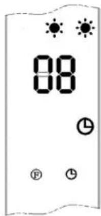 SHX SHX71BHL2000W - Setting the day and time: - 1