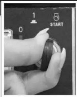 CrossTools CPG 5500 NEV - Starting the engine with the E-starter - 3