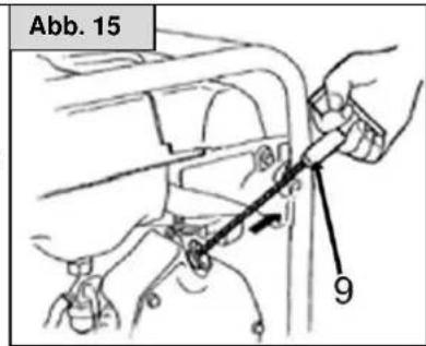 CrossTools CPG 5500 NEV - Starten des Motors mit dem Seilzug-starter - 2