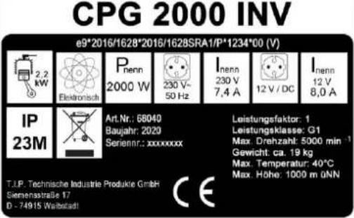 CrossTools CPG 2000 INV - Instrucciones de seguridad - 14