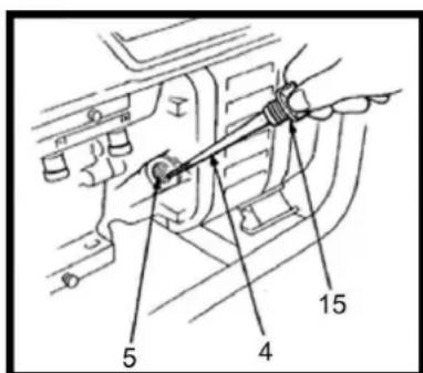 CrossTools CPG 4000 INV - Check the engine oil level - 3