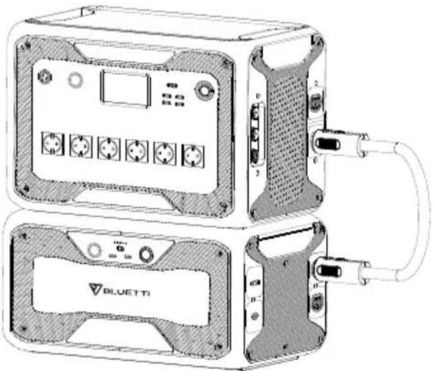 BLUETTI B300 - AC300 + EXTRA B300-ACCU'S AANSLUITEN - 1