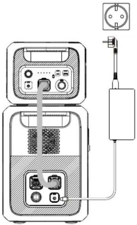 BLUETTI B230 - Opladen via uitbreiding 01 - 1