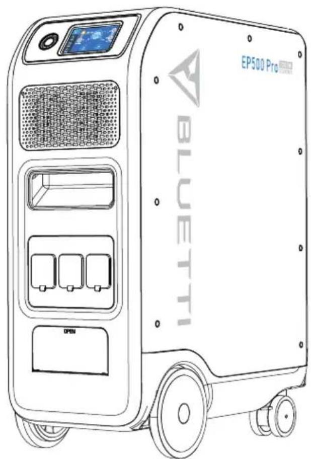 BLUETTI EP500Pro - Manuel d'utilisation V2.0 - 1