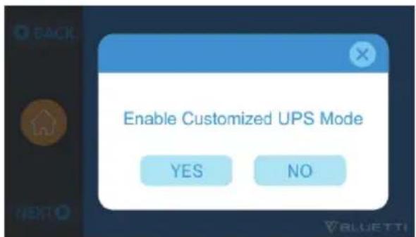 BLUETTI EP500Pro - Mode « Customized UPS » (ASI personnalisée) - 1