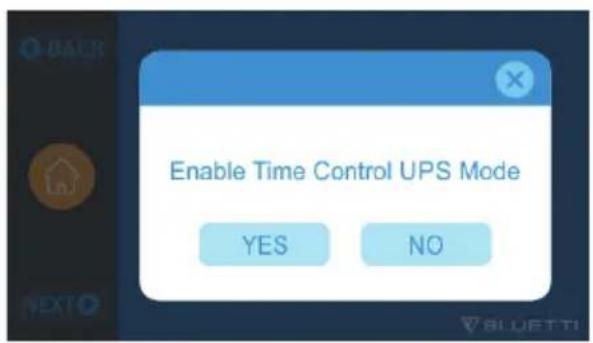 BLUETTI EP500Pro - Mode « Time Control UPS » (Contrôle du temps ASI) - 1