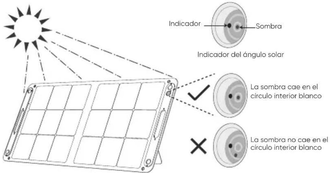 Jackery SolarSaga 100 - Indicador del ángulo solar - 1