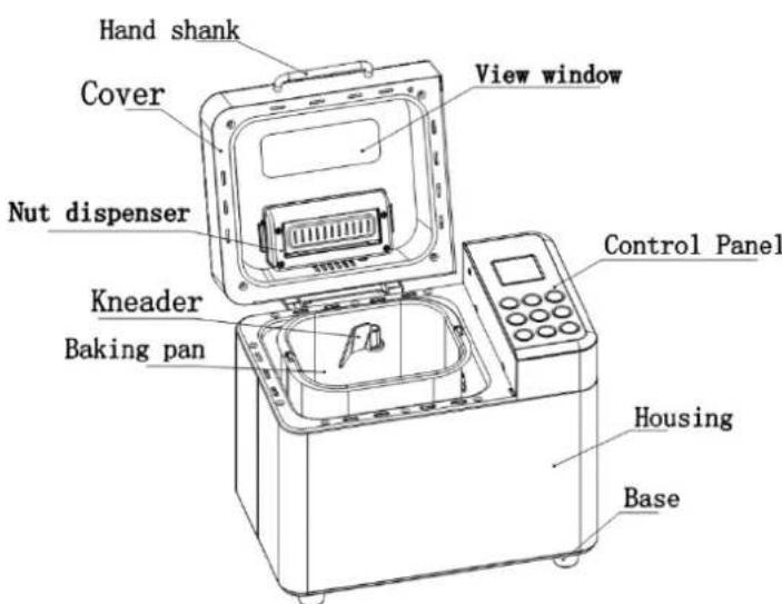 H.KOENIG BAKE440 - TEILE UND EIGENSCHAFTEN - 1