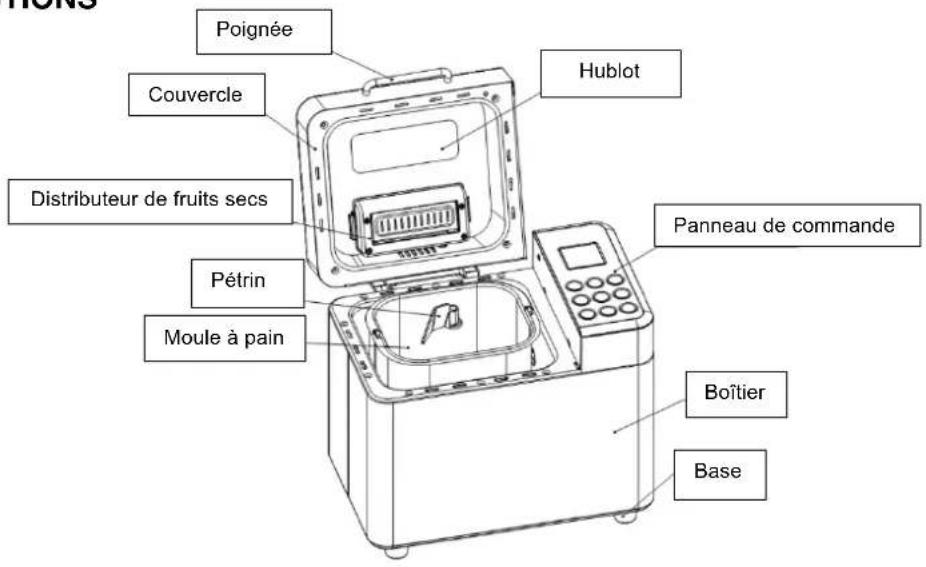 H.KOENIG BAKE440 - PIECES ET FONCTIONS - 1