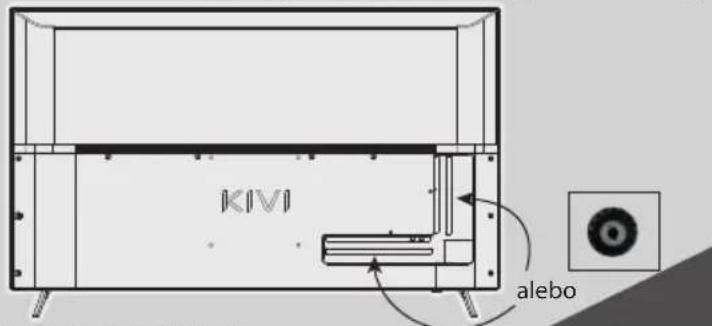 Kivi 43U750NB - NAINSTALUJTE MOJU ANTENU, AKO JE ZNÁZORNÉ NIZSIE - 1