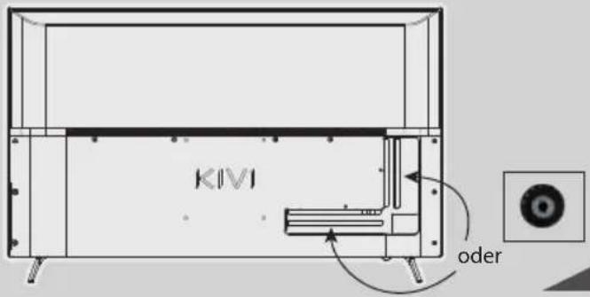 Kivi 24H500LB - INSTALLIEREN SIE MEINE ANTENNE WIE UNTEN GEZEIGT - 1