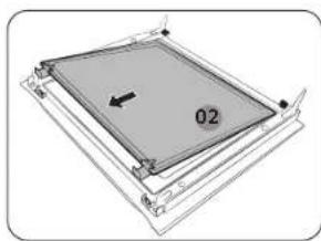 SAMSUNG NV7B6675CDN - Vitre de la porte - 3