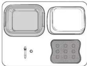 SAMSUNG NV7B6675CDN - Assemblage du récipient à vapeur (modèles applicables uniquement) - 1