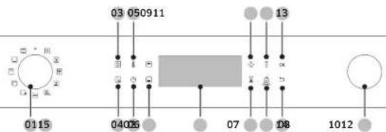 SAMSUNG NV7B4550VAB - Bedienfeld - 1