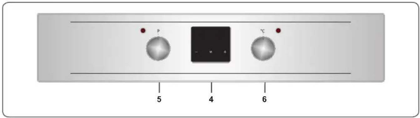 SHARP K-60DX19IM0-EU - Pannello dei comandi - 1