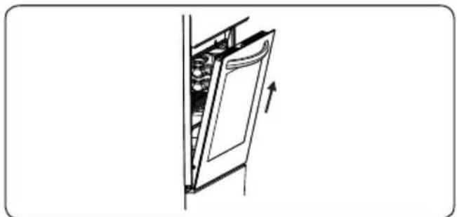 SHARP K-60DX19AM0-EU - Ausbauen der Backofentür - 3