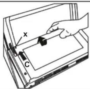SHARP K-60DX19AM0-EU - Rimozione del vetro interno - 3