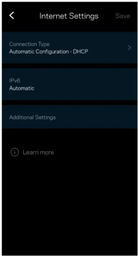 LINKSYS Atlas 6 - Configuración de internet - 1
