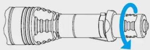 ArmyTek Viking Pro - FOR Å SETTE INN/BYTTE BATTERI - 1