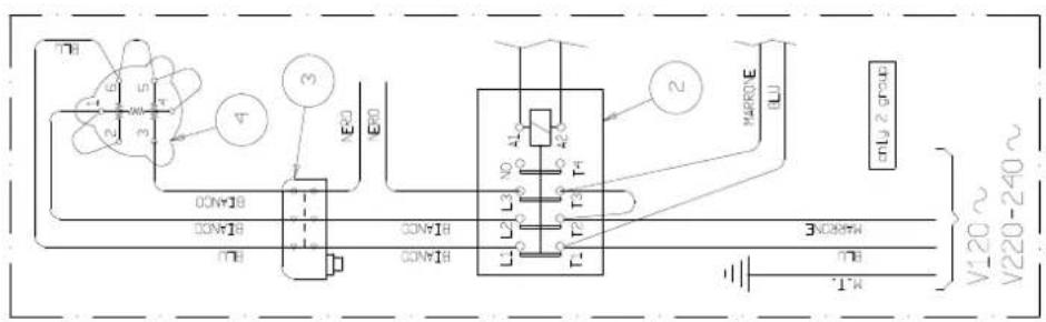 LA PAVONI Diamante E61 Manual 2 Groups - - ENTSORGUNG DER MASCHINE - 3