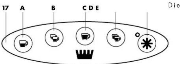 LA PAVONI Diamante E61 Manual 3 Groups - - ANLEITUNG ZUR PROGRAMMIERUNG DER KAFFEE-DOSIERUNGEN - DIAMANTE SV - 1
