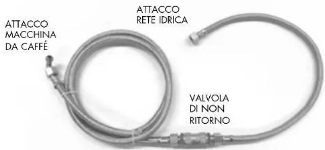 LA PAVONI Diamante E61 Manual 3 Groups - - ALLACCIAMENTO IDRICO - 4