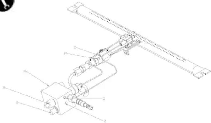 LA PAVONI Diamante E61 Manual 3 Groups - - GASANSCHLUSS - 6