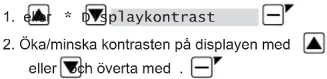 AL-KO Robolinho 500I - Ställa in displaykontrast - 1