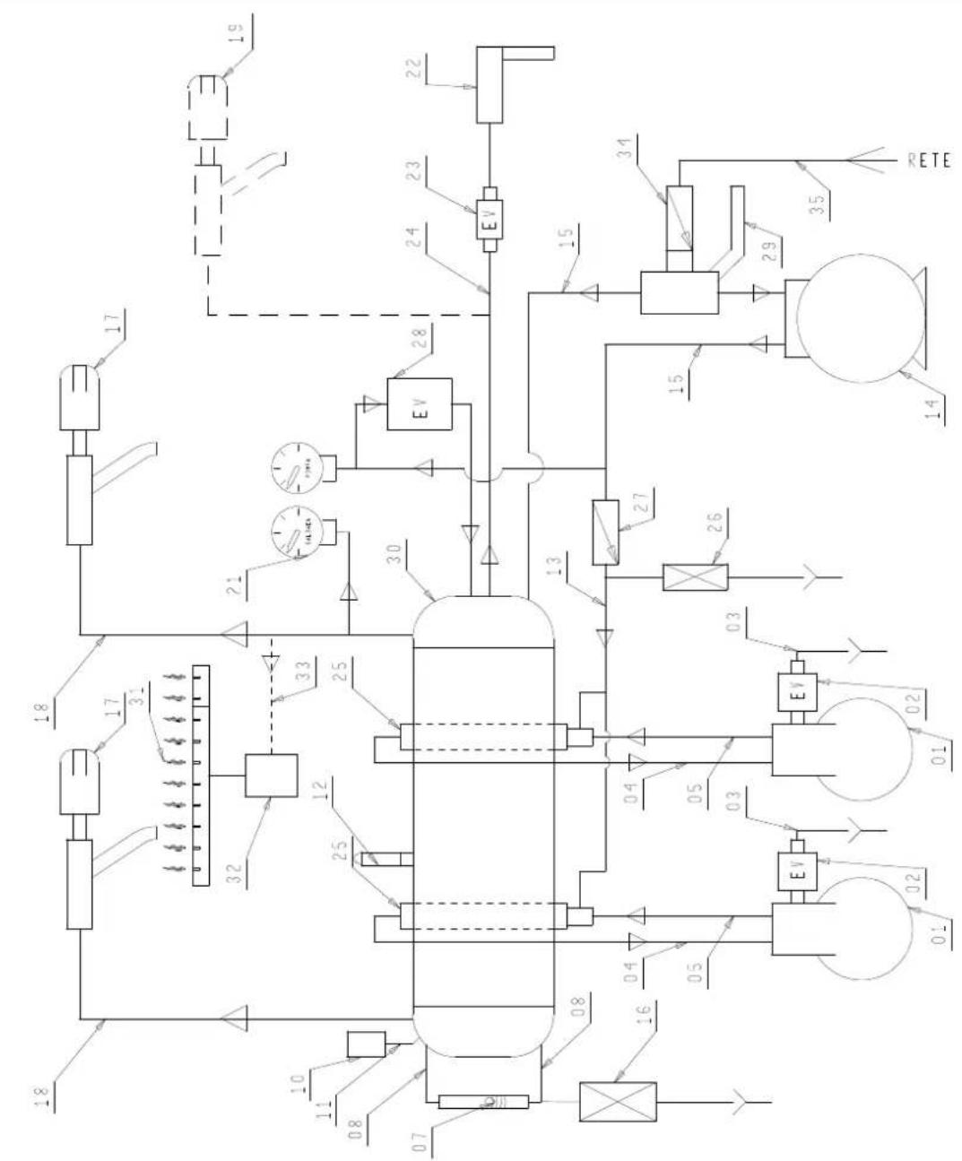 LA PAVONI Diamante Lever 2 Groups - 18-ENTSORGUNG DER MASCHINE - 9