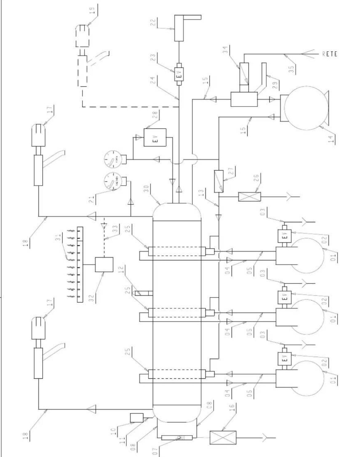 LA PAVONI Diamante Lever 2 Groups - 18-ENTSORGUNG DER MASCHINE - 10
