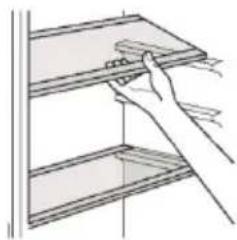 CANDY CCH1T518EW - Skil den nederste skuffe ad - 1