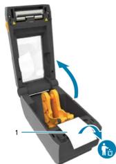ZEBRA ZD411t - Remove Packing - 2