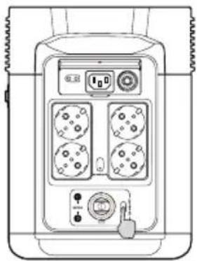 ECOFLOW DELTA 2 P - Выходной порт 12 В пост. тока - 1