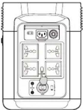 ECOFLOW DELTA 2 P - Porta di uscita CA - 1