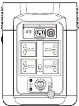 ECOFLOW DELTA 2 P - Porta di uscita CC 12 V - 1