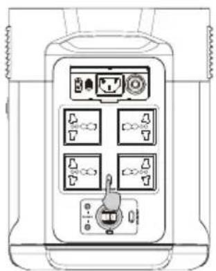 ECOFLOW DELTA Max 2000 - Porta di uscita CA - 1