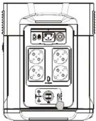 ECOFLOW DELTA Max 2000 - Выходной порт 12 В пост. тока - 1