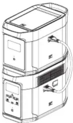 ECOFLOW DELTA Max 2000 - Prima di utilizzare la batteria aggiuntiva, seguire le istruzioni riportate di seguito: - 1