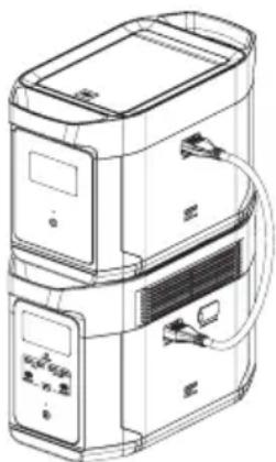 ECOFLOW DELTA Max 2000 - Voordat u de Extra Batterij gebruikt, volg de onderstaande instructies: - 1