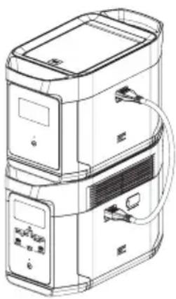 ECOFLOW DELTA Max 2000 - Перед использованием дополнительного аккумулятора следуйте инструкциям ниже: - 1