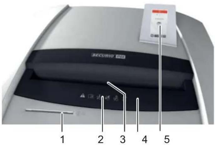 HSM Securio P40i - Attekintés2 Rendeltetésszerü használat - 1