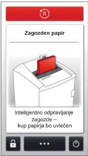 HSM Securio P40i - Izklop unicevalca dokumentov - 1