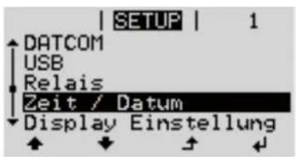 Fronius ECO 25.0-3-S - Die erste Stelle eines einzustellen- den Wertes blinkt: - 1