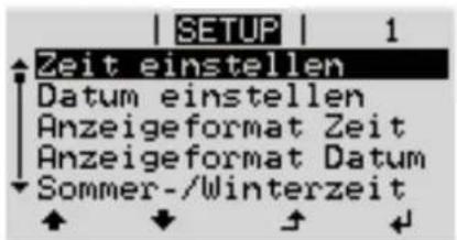 Fronius ECO 25.0-3-S - Die erste Stelle eines einzustellen- den Wertes blinkt: - 6