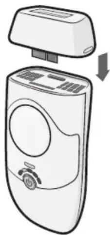 HOMEDICS Duo Pro IPL-HH170 - Para cambiar o sustituir el cartucho: - 1
