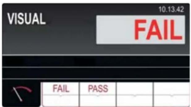 VISUAL 10.13.42 FAIL FAIL PASS
