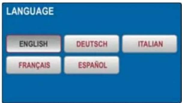 LANGUAGE ENGLISH DEUTSCH ITALIAN FRANÇAIS ESPAÑOL